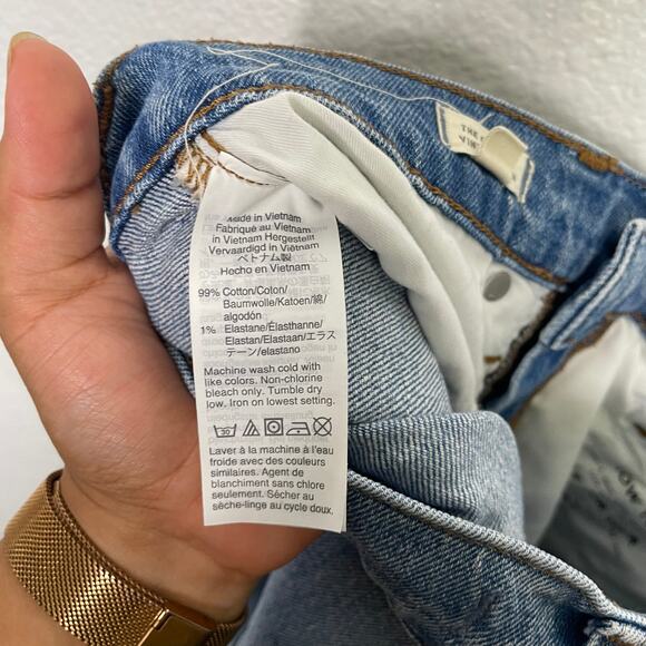 Madewell Womens Jeans Petite Size 27 The Perfect Vintage Jean Denim Blue - Picture 4 of 16